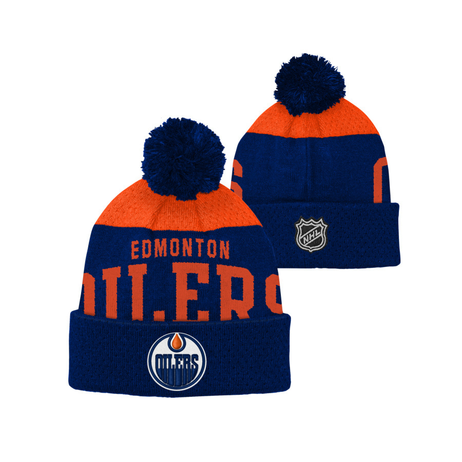 NHL STETCHARK KNIT EDMONTON OILERS DETSKÁ ZIMNÁ ČIAPKA
